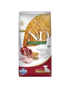 N&D Ancestral Dog Puppy Mini με Κοτόπουλο & Ρόδι 800gr