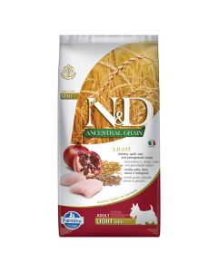 N&D Ancestral Dog Light Mini με Κοτόπουλο & Ρόδι 2.5kg