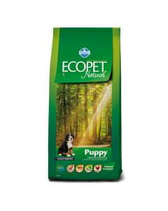 Ecopet Natural Puppy Maxi Κοτόπουλο 12kg + 2kg Δώρο
