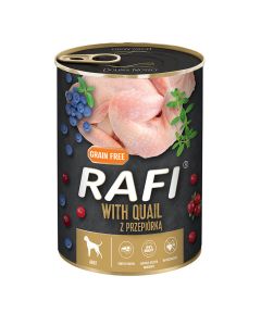 Rafi Dog Πατέ με Ορτύκι, Μύρτιλο & Κράνμπερι 400gr