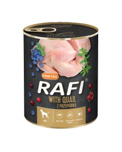 Rafi Dog Πατέ με Ορτύκι, Μύρτιλο & Κράνμπερι 800gr