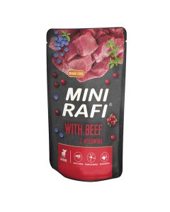 Rafi Dog Mini με Βοδινό, Μύρτιλο & Κράνμπερι 150gr