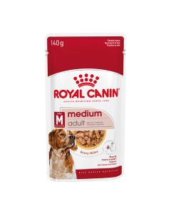 Royal Canin Medium Adult Gravy 140gr  4+1 Δώρο