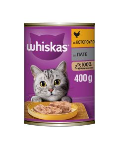 Whiskas Πατέ με Κοτόπουλο 400gr
