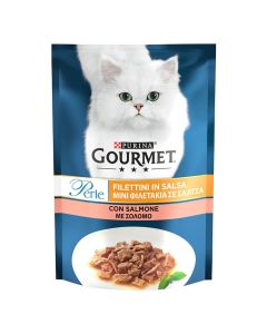 Gourmet Perle Φιλετάκια Σολομός 85gr
