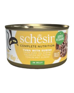Schesir Cat Τόνος & Σουρίμι σε Ζελέ 85gr