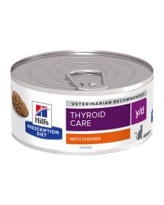 Hill's Prescription Diet Feline y/d Thyroid Care με Κοτόπουλο 156gr