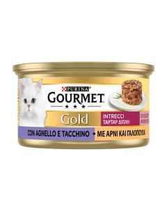 Gourmet Gold Ταρτάρ Αρνί & Γαλοπούλα 85gr