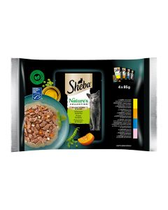 Sheba Natural Collection Ανάμεικτες Επιλογές 4x85g