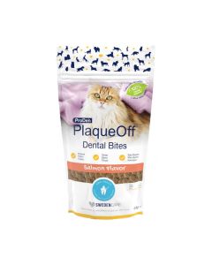 Plaque Off Cat Dental Bites με Σολομό 60gr