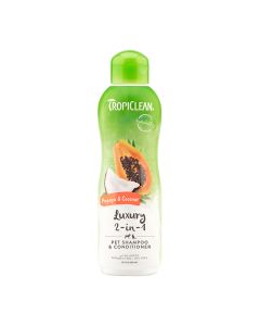 Tropiclean Σαμπουάν & Μαλακτικό Papaya & Coconut 592ml