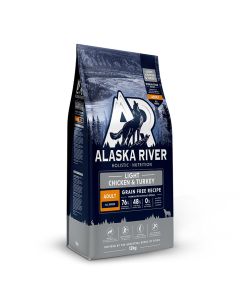 Alaska River Grain Free Adult Light Chicken & Turkey 12kg