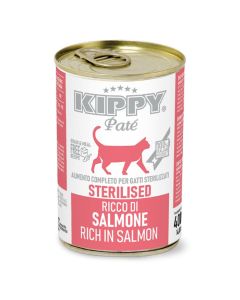 Kippy Cat Πατέ Sterilised με Σολομό 400gr
