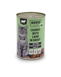Rokus Γάτας με Αρνί 415gr
