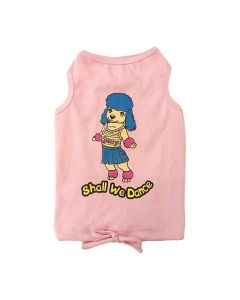 Pet Μπλούζα Σκύλου Shall We Dance Ροζ L 28cm