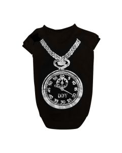 Pet Μπλούζα Σκύλου Black Clock M 29cm