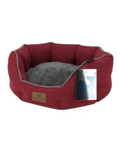 Pet Antibacterial Κρεβάτι Σκύλου - Γάτας Μπορντό 45x40x16cm