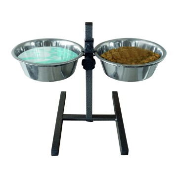 Pet Βάση Ρυθμιζόμενη με 2 Μπολ 4.7L