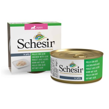 Schesir Puppy Κοτόπουλο & Αλόη σε Ζελέ 150gr