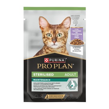 Purina Pro Plan Cat Sterilised Γαλοπούλα σε Ζελέ 85gr