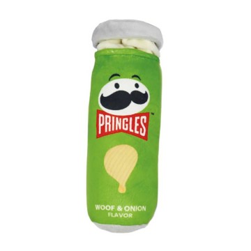 Record Παιχνίδι Σκύλου Pringles Squeaker Πράσινο 7x26cm