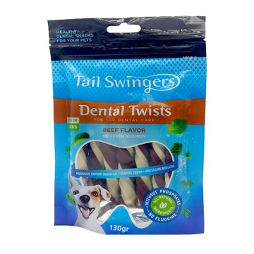 Tail Swingers Dental Twists με Μοσχάρι 130gr