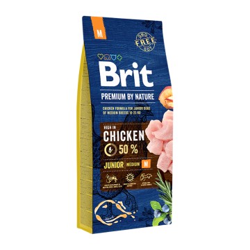 Brit Premium By Nature Junior Medium 15kg