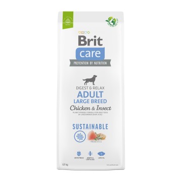 Brit Care Sustainable Dog Adult Large Chicken & Insect 12kg