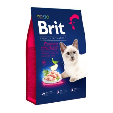 Brit Premium By Nature Cat Sterilised Chicken 8kg