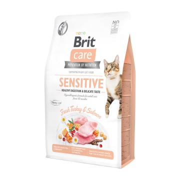 Brit Care Cat Sensitive Turkey & Salmon Grain Free 7kg
