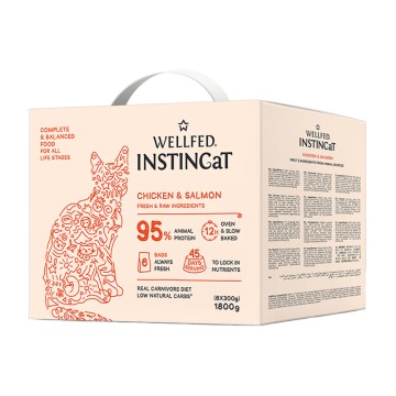 Wellfed InstinCat Chicken & Salmon 1.8kg
