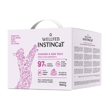Wellfed InstinCat Chicken & Egg Yolk 1.8kg