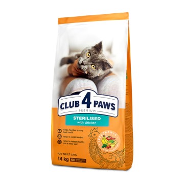 Club 4 Paws Sterilized Chicken 14kg