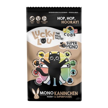 Lucky Lou Food Code SuperMono Κουνέλι & SuperFoods 340kg