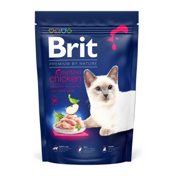 Brit Premium By Nature Cat Sterilised Chicken 300gr