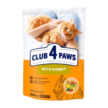 Club 4 Paws Adult Rabbit 300gr