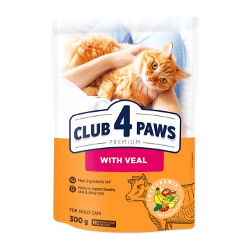Club 4 Paws Adult Veal 300gr