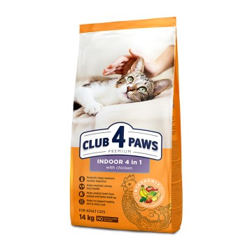 Club 4 Paws Indoor 4 in 1 Chicken 14kg
