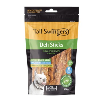 Tail Swingers Sticks Rawhide με Κοτόπουλο 100gr