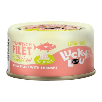 Lucky Lou ExtraFood Jelly Φιλέτο Τόνου & Γαρίδες 70gr