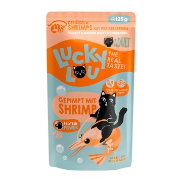 Lucky Lou LifeStage Adult Πουλερικά & Γαρίδες 125gr