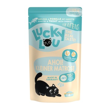 Lucky Lou LifeStage Kitten Πουλερικά & Πέστροφα 125gr