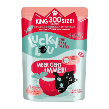 Lucky Lou LifeStage Adult Πουλερικά & Τόνος 300gr