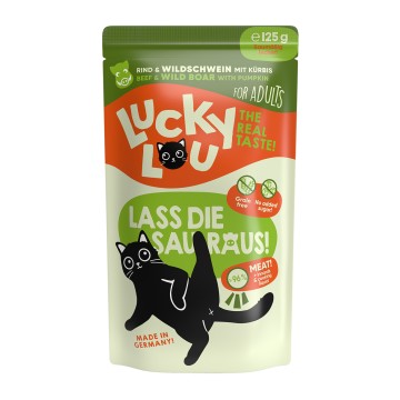 Lucky Lou LifeStage Adult Βοδινό & Αγριογούρουνο 125gr