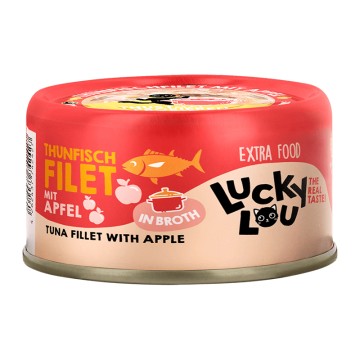 Lucky Lou ExtraFood Φιλέτο Τόνου με Μήλο σε Ζωμό 70gr