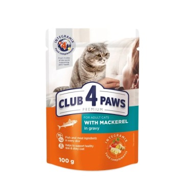 Club 4 Paws Adult Mackerel Gravy 100gr