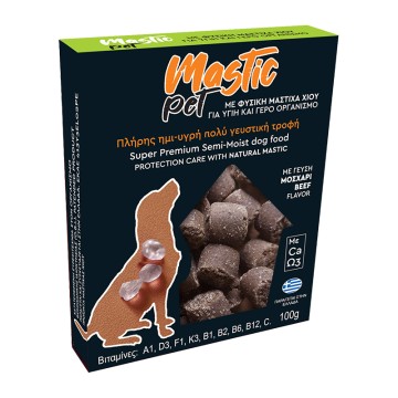 Mastic Pet Πλήρης Semi-Moist Τροφή με Μοσχάρι 100gr
