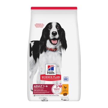 Hill's Science Plan Dog Adult Medium με Κοτόπουλο 14kg