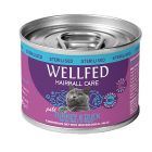 Wellfed Sterilised-Hairball Γαλοπούλα & Πάπια σε Πατέ 200gr