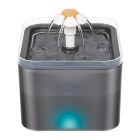 Pet Interest Συντριβάνι Λουλούδι με Led Light 2L Τετράγωνο Μαύρο